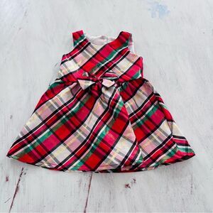 Nannette Baby Plaid Dress Size 12M